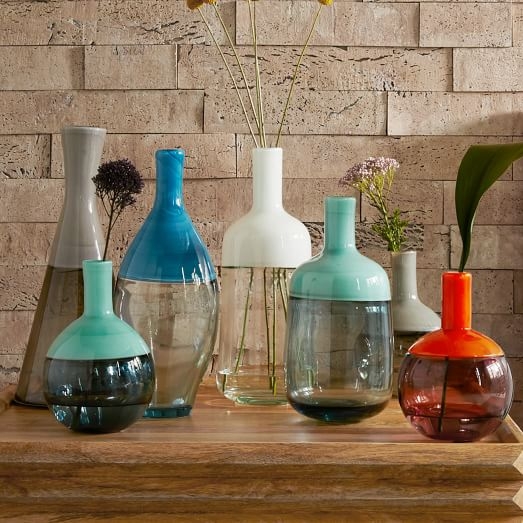 Vitreluxe Glass Vases - Tapered - Gray - Image 2