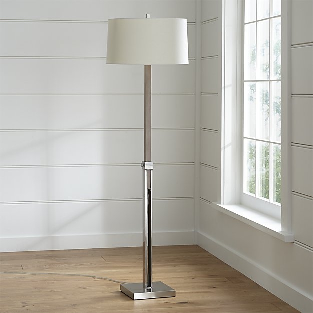 Denley Nickel Floor Lamp - Image 1