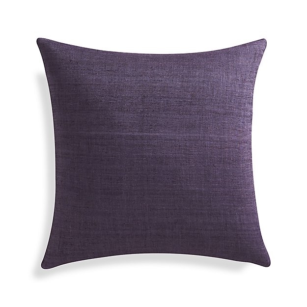 Michaela Grape Purple 20" Pillow- Down-alternative/Feather-down insert: - Image 0