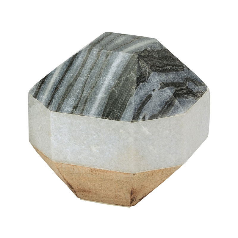 Marble and Wood Dodecahedron - Image 0
