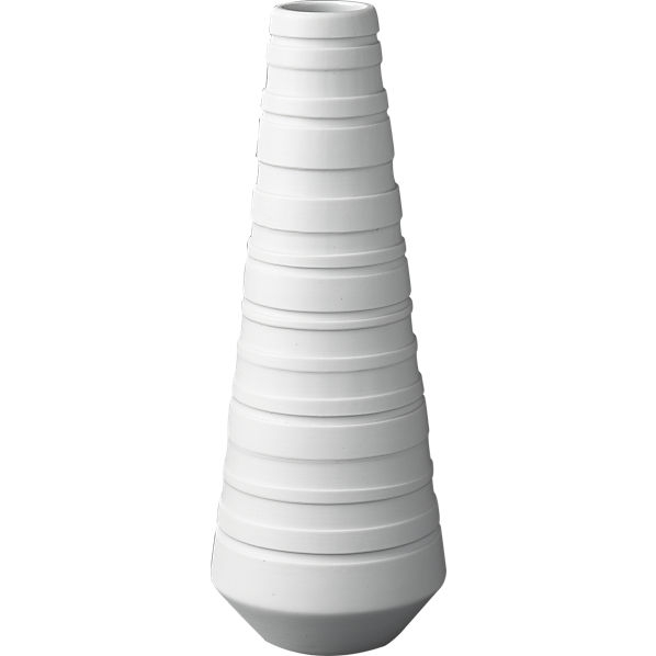 Undercut white vase - Image 0
