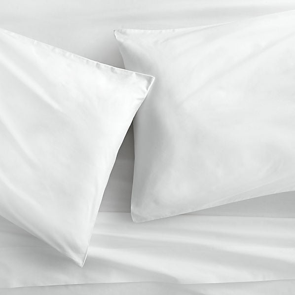 organic white percale sheet sets-queen - Image 0