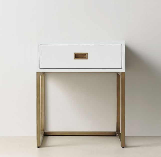 Avalon Open Nightstand-Waxed White - Image 0