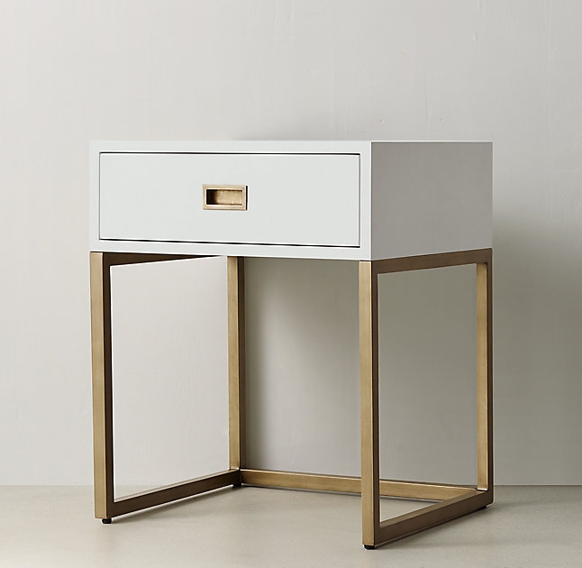 Avalon Open Nightstand-Waxed White - Image 1