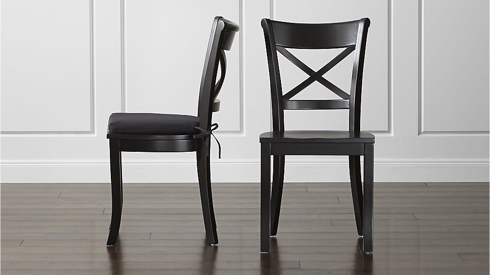Vintner Black Wood Dining Chair - Image 7