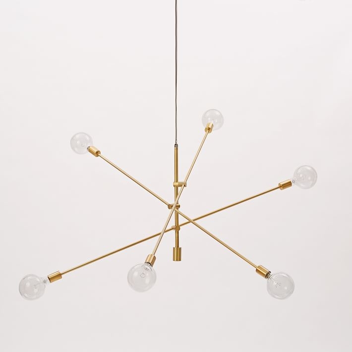 Mobile Chandelier, Extra Large, Antique Brass - Image 0