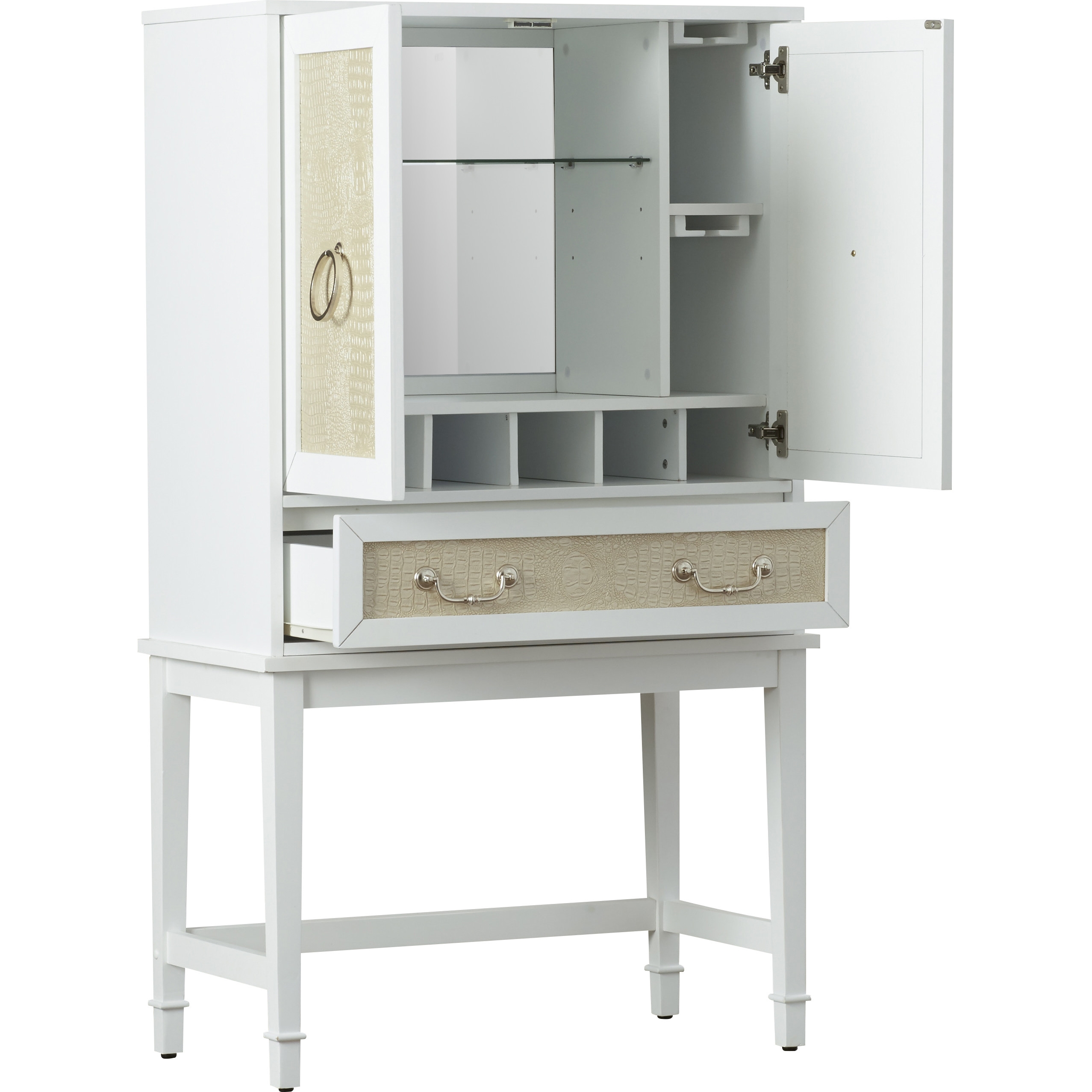 Newhaven Bar Cabinet with Wine Storage - Image 2