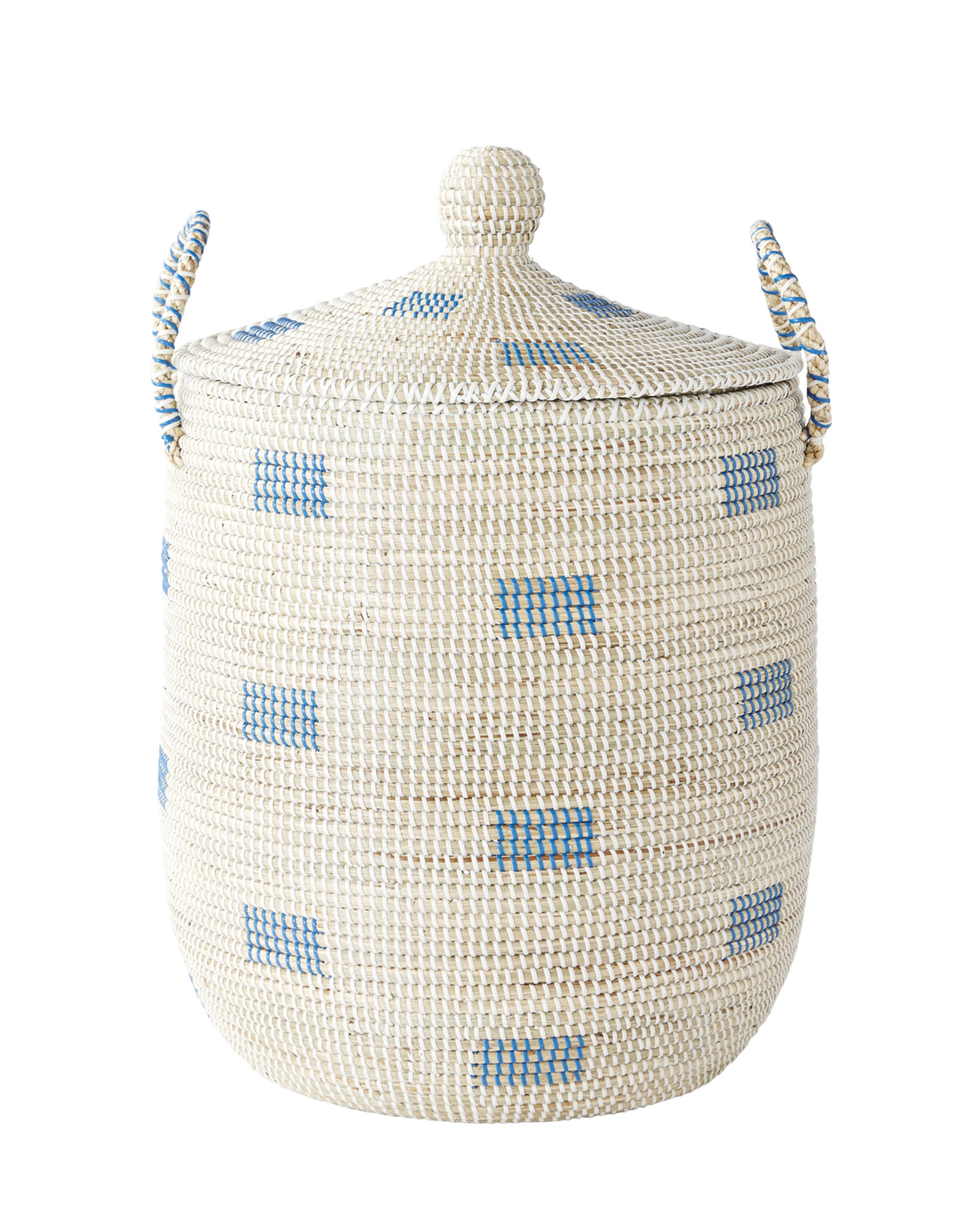 Striped La Jolla Basket - Blue - Medium - Image 0