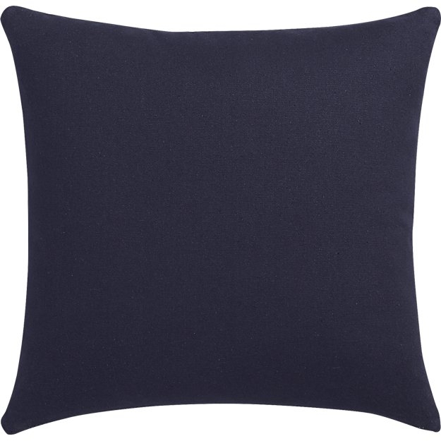Mac leather 16" pillow with down-alternative insert - Image 1
