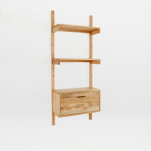 Industrial Storage Wall Shelving + Cabinet Set - Image 0
