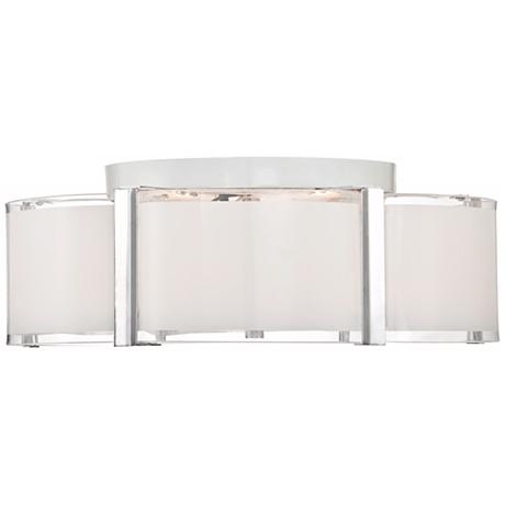 Possini Euro Design Flair 16 3/4" Wide Chrome Ceiling Light - Image 1