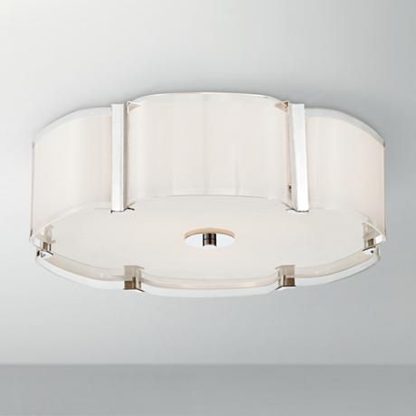 Possini Euro Design Flair 16 3/4" Wide Chrome Ceiling Light - Image 3