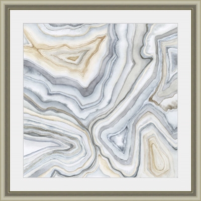 Agate Abstract II Framed Painting Print - Image 0