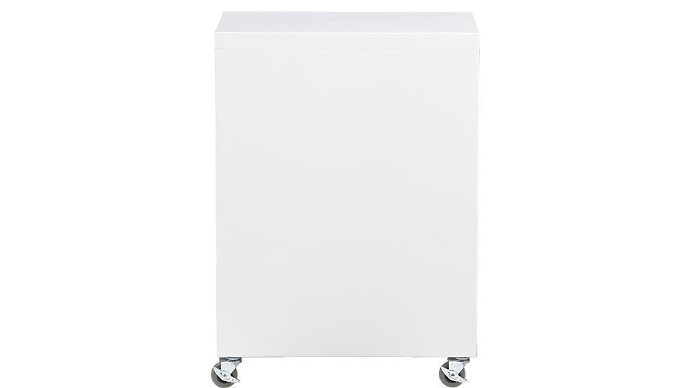 TPS white 3-drawer filing cabinet - Image 2