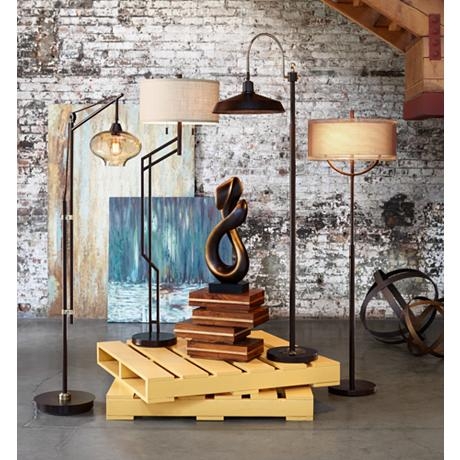 Nate Industrial Downbridge Floor Lamp - Image 2