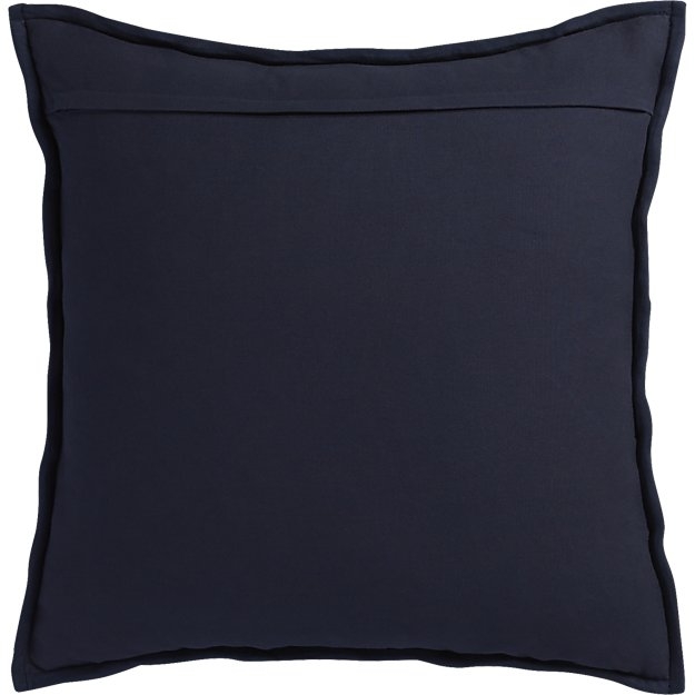 jersey interknit navy 20" pillow with insert - Image 1