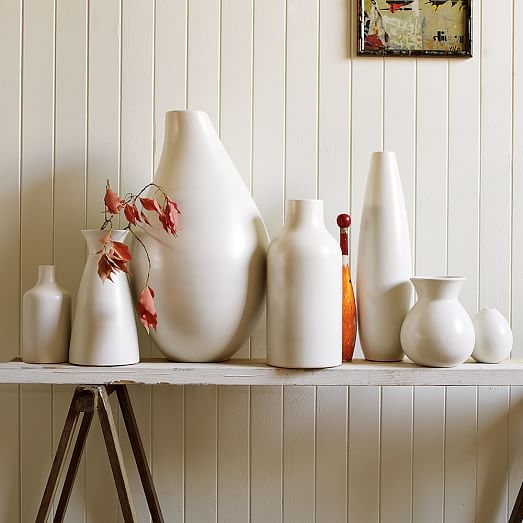 Pure White Ceramic Vase - Carafe - Image 3