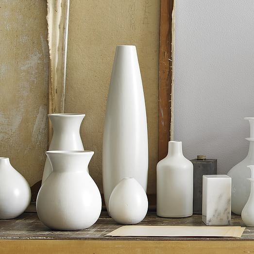 Pure White Ceramic Vase - Carafe - Image 4
