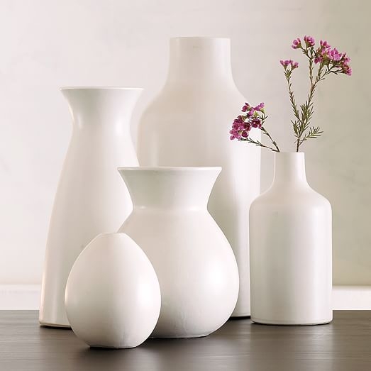 Pure White Ceramic Vase - Carafe - Image 5