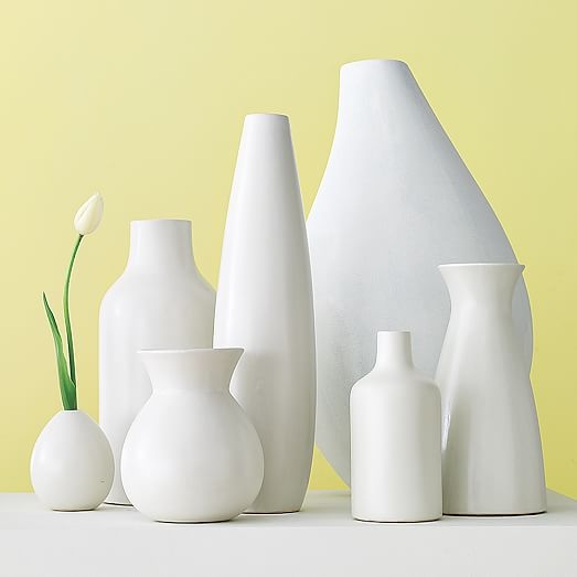 Pure White Ceramic Vase - Carafe - Image 6