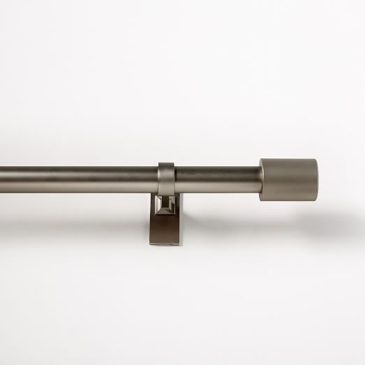 Oversized Metal Rod - 108" - 144" - Brushed Nickel - Image 0