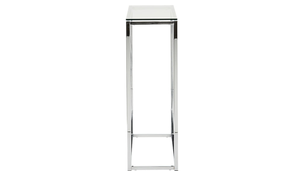 Smart glass top console table - Image 1