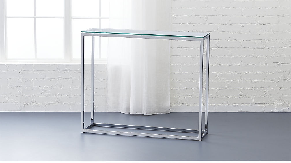 Smart glass top console table - Image 2