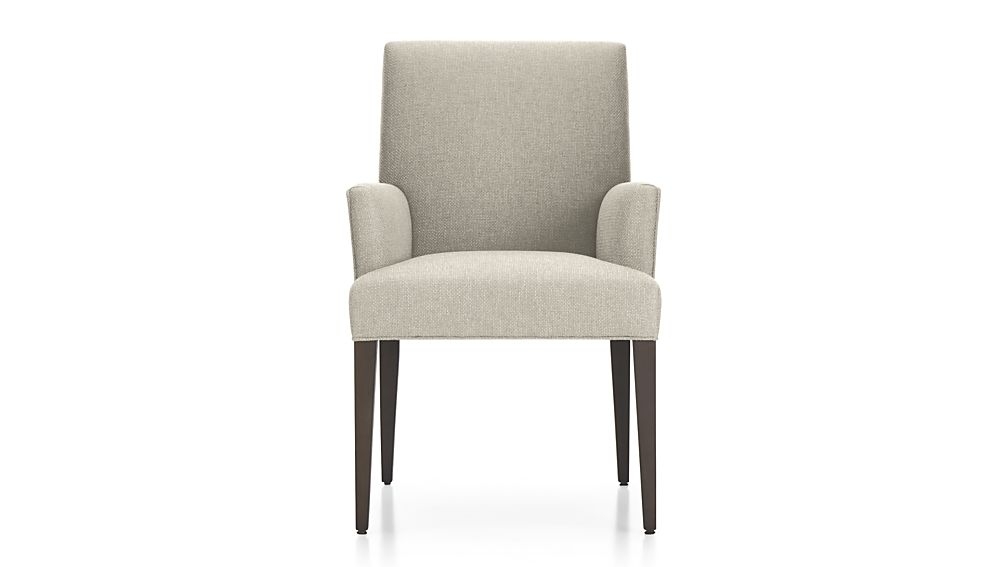 Miles Upholstered Dining Arm Chair - Sand - Image 0