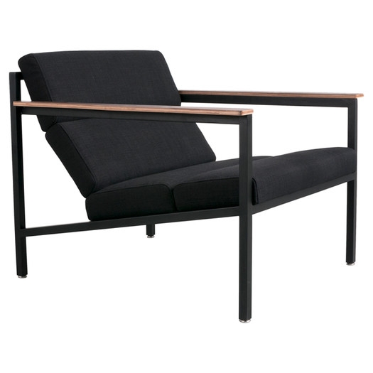 Halifax Arm Chair - Black / Laurentian Onyx - Image 1