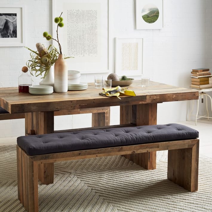 Emmerson Reclaimed Wood Dining Bench - Image 1