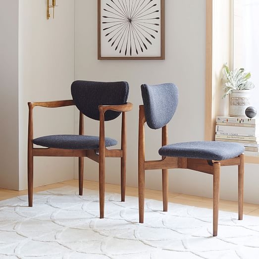 Dane Dining Chair -  Asphalt, Tweed - Individual - Image 2