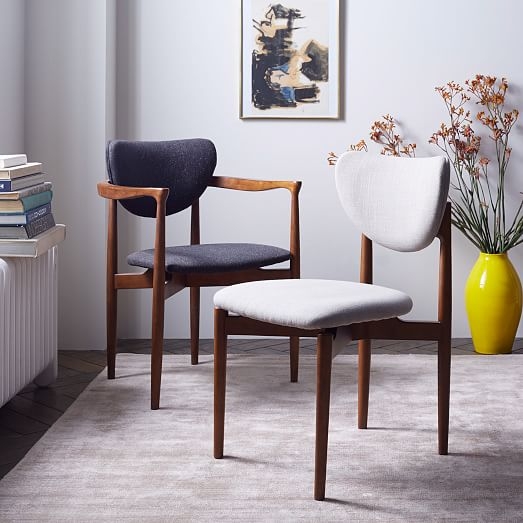 Dane Dining Chair -  Asphalt, Tweed - Individual - Image 3