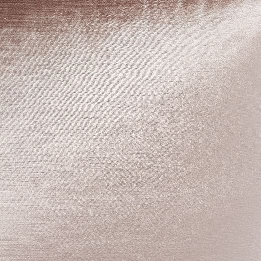 Cotton Luster Velvet Pillow Cover - Dusty Blush - 20" x 20" - No Insert - Image 1
