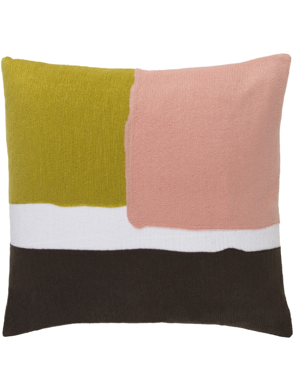 LUDWIK PILLOW, CORAL, 20" x 20", Polyester Filled - Image 0