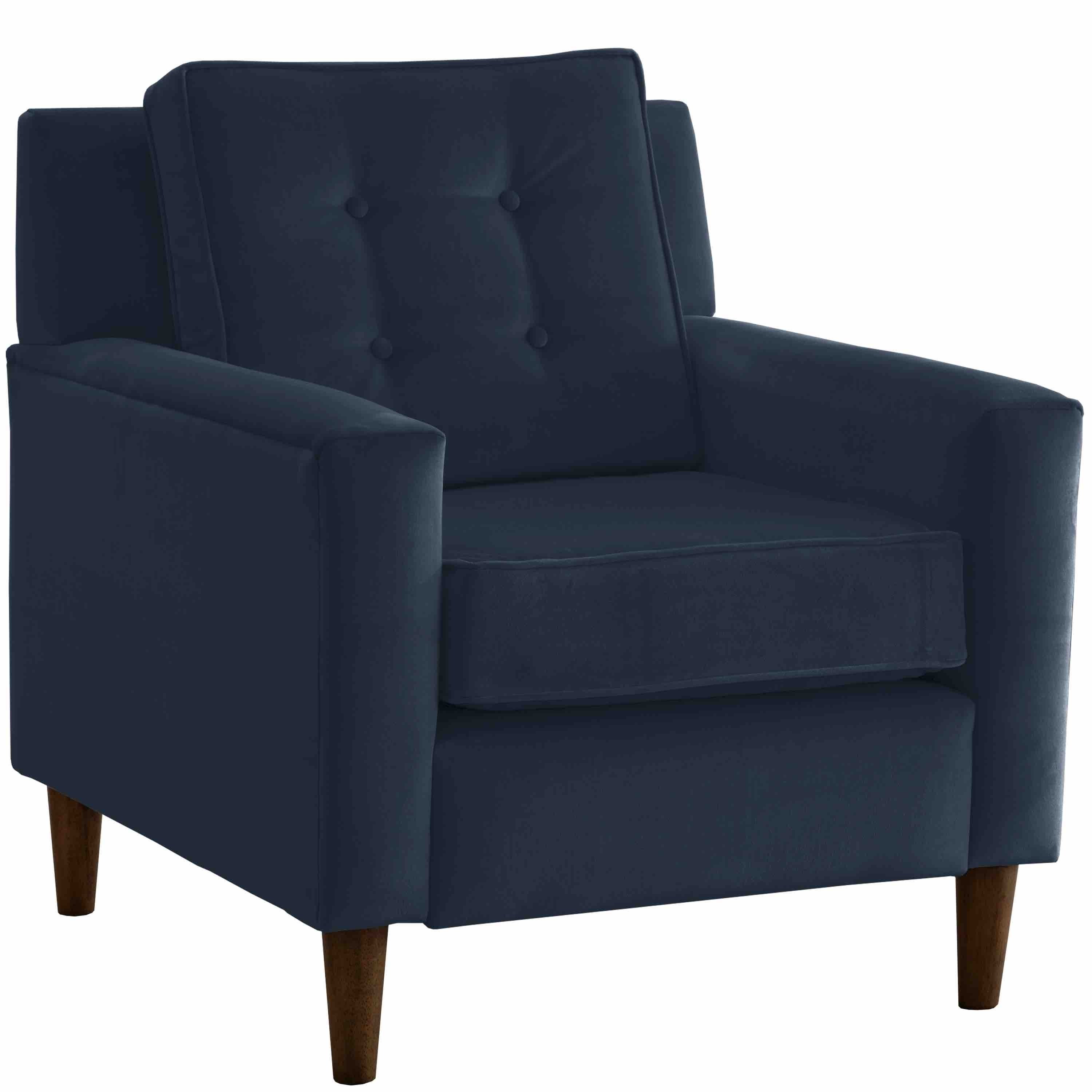Arm Chair - Parkview Style 5505 - Navy Velvet - Image 0