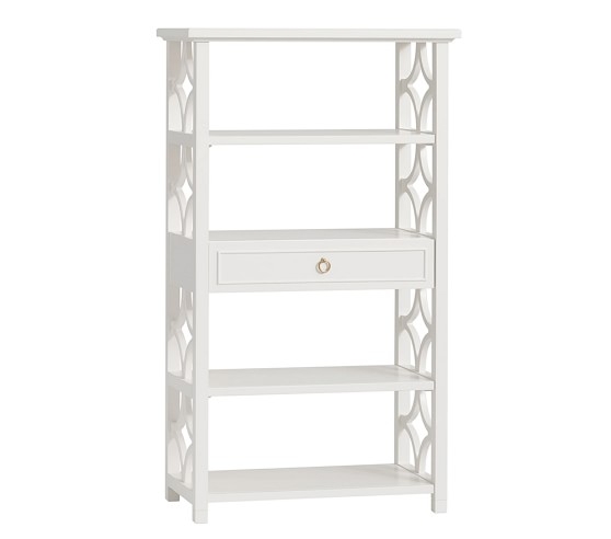 Ava Regency Tall Bookcase - Simply White - Image 0
