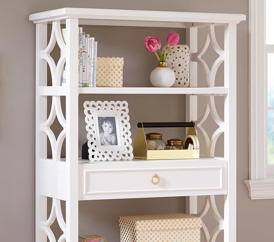 Ava Regency Tall Bookcase - Simply White - Image 2