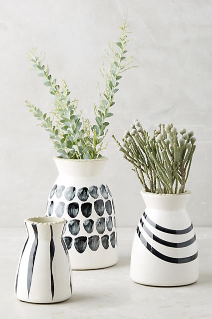 Kupio Handpainted Vase - Set of 3 - Image 0