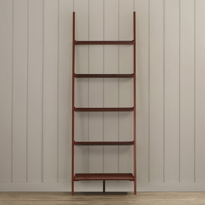 Merrimack Ladder Bookcase-Cherry - Image 4