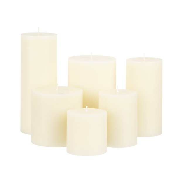 Ivory Pillar Candle - Image 5