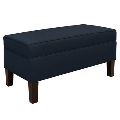 Patriot Upholstered Storage Bench -Blueberry - Image 0