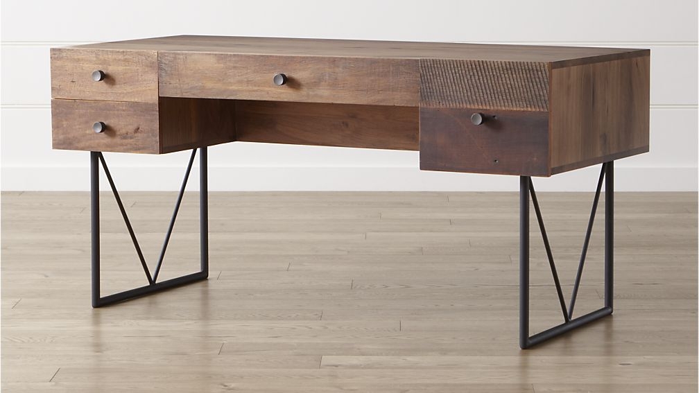Atwood Reclaimed Wood Desk - Image 2