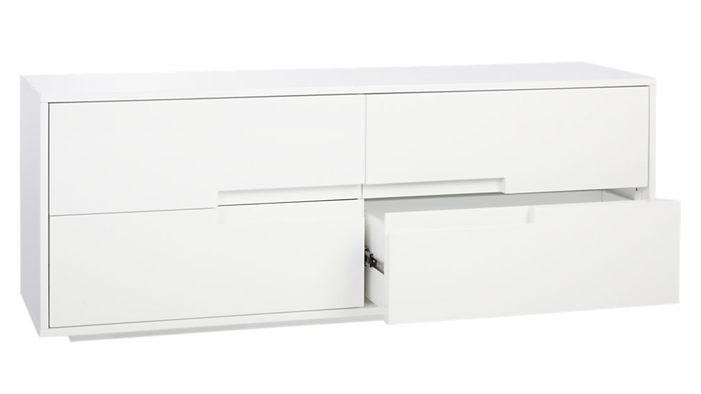 Latitude white low dresser - Image 4