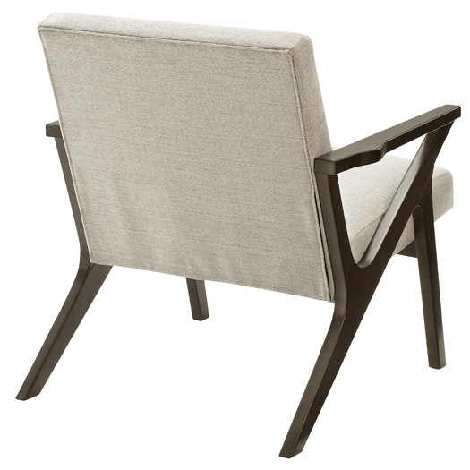 Upholstered Accent Arm Chair - Beige - Image 1