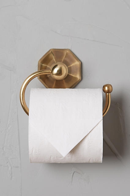 Brass Circlet Toilet Paper Holder - Image 1