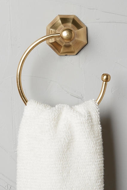 Brass Circlet Towel Ring - Image 1
