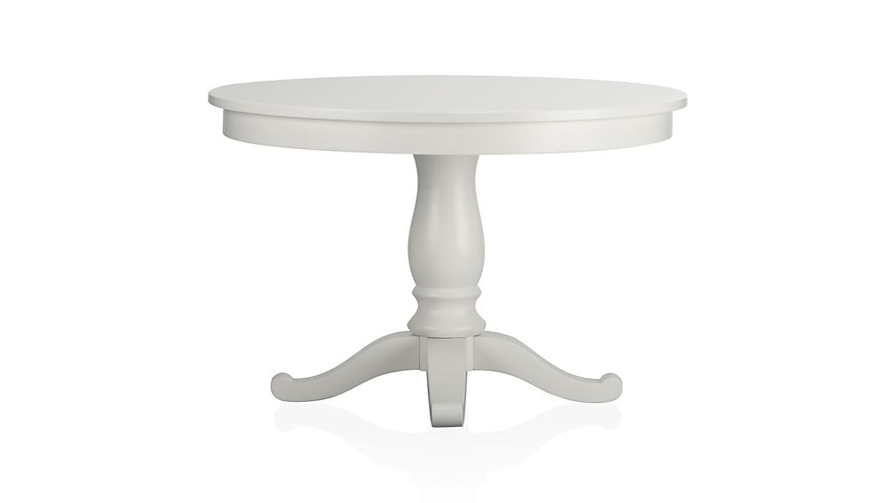Avalon 45" White Extension Dining Table - Image 0