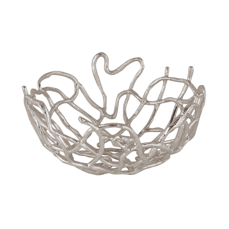 DISCONTINUED Silver Free Form Bowl - Image 0