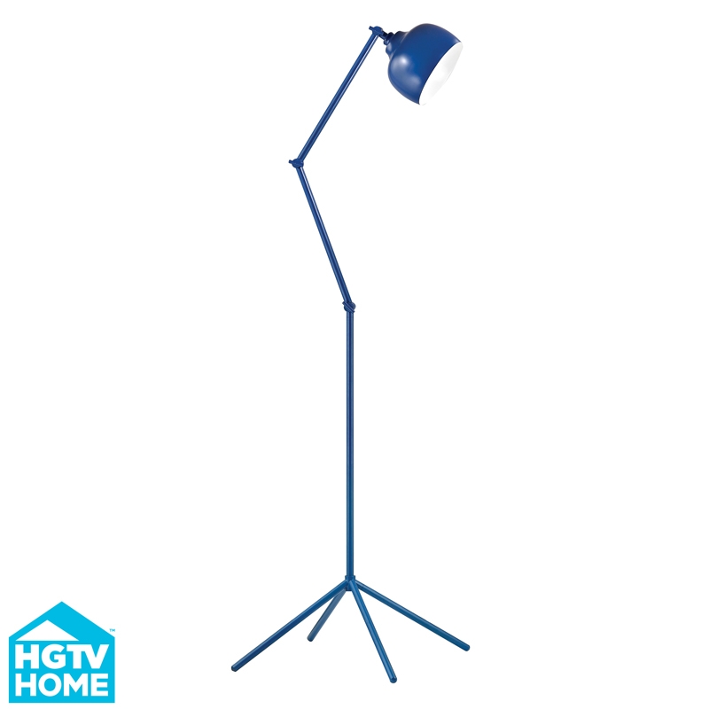 Contemporary Functional Floor Lamp In Blue - Image 0
