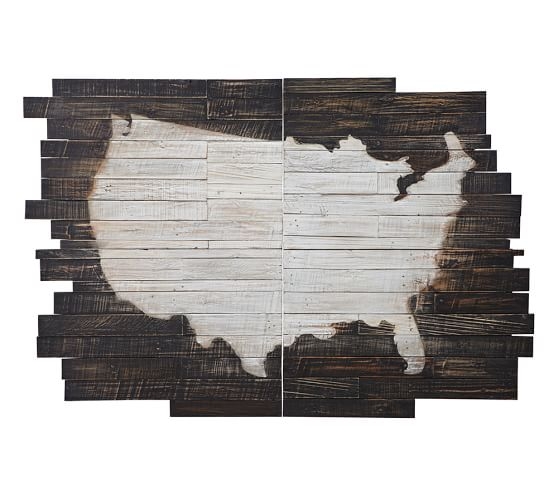 Planked USA Wall Art Panels, 36 x 54" - Image 0